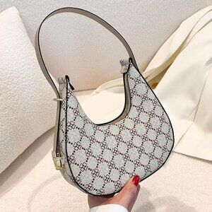 Women's floral print shoulder bag